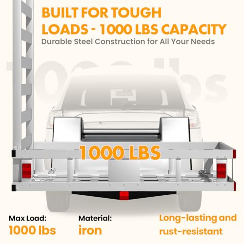 Folding Ramp Hitch Cargo Carrier V71460