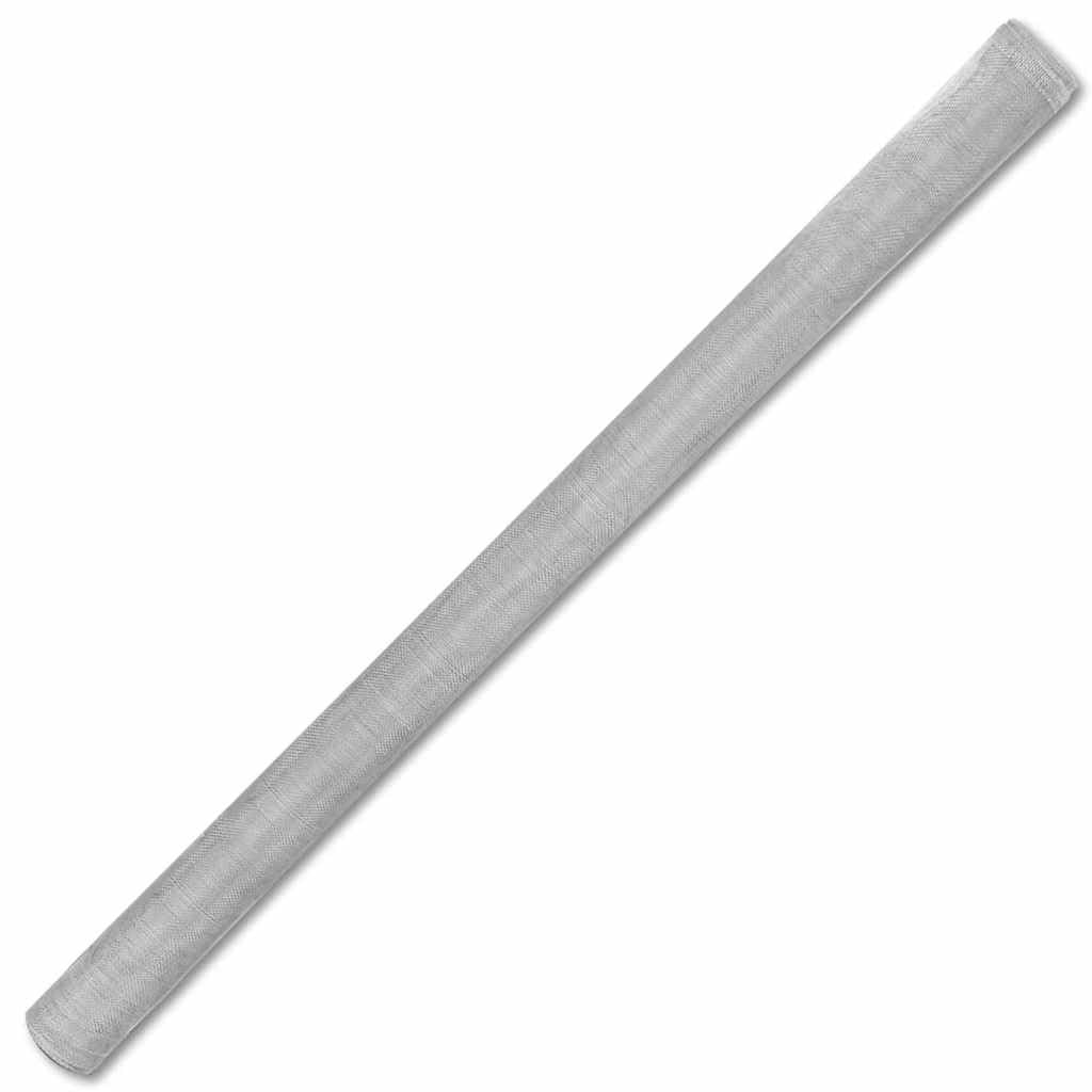Aluminum Mesh Screen 39.4x196.9 Inch Silver G875