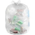 45 Gallon Clear Heavy Duty Trash Bags 3.0 MIL 20 Bags D8563