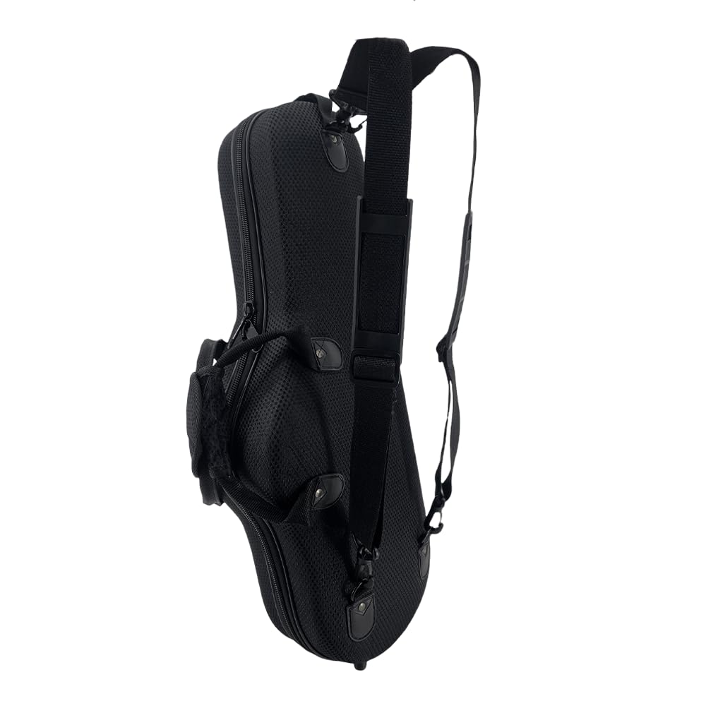 Alto Saxophone Case, Nylon with Backpack Straps, Lightweight Gig Bag S947