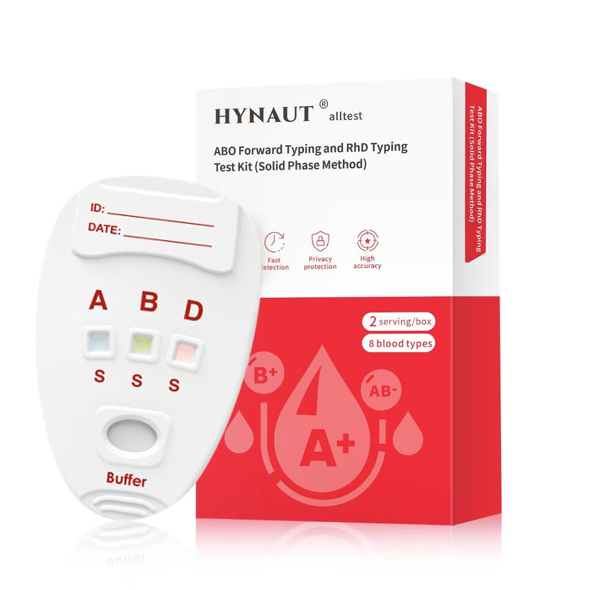 Type 8 Blood Test Kit 2 Test S41189