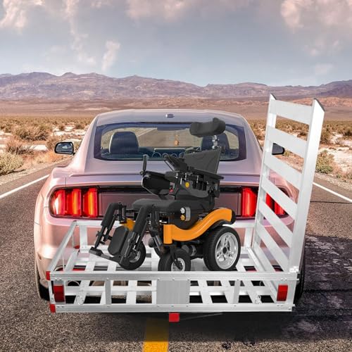 Folding Ramp Hitch Cargo Carrier V71460