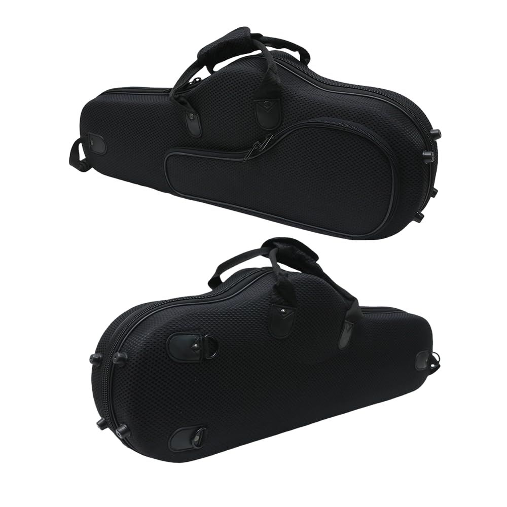 Alto Saxophone Case, Nylon with Backpack Straps, Lightweight Gig Bag S947