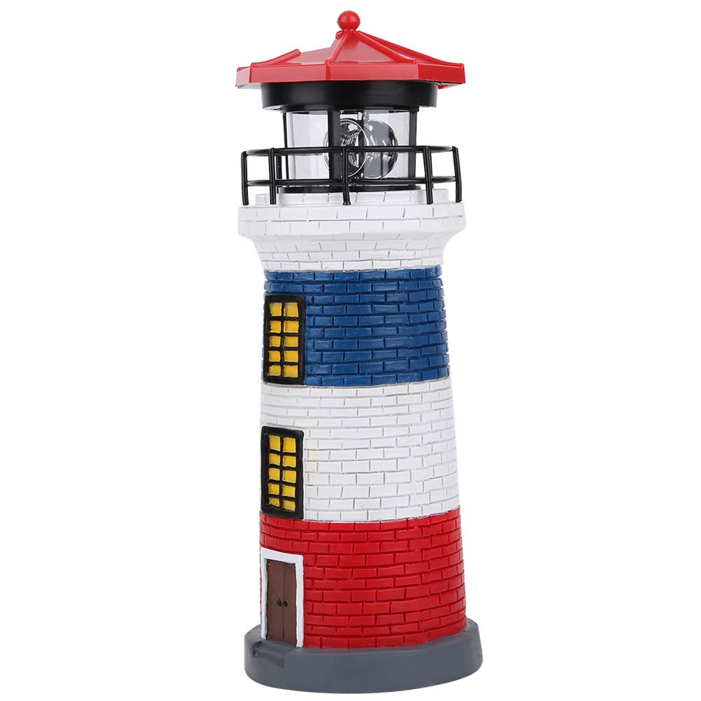 Solar Lighthouse Statue Outdoor Light A963386
