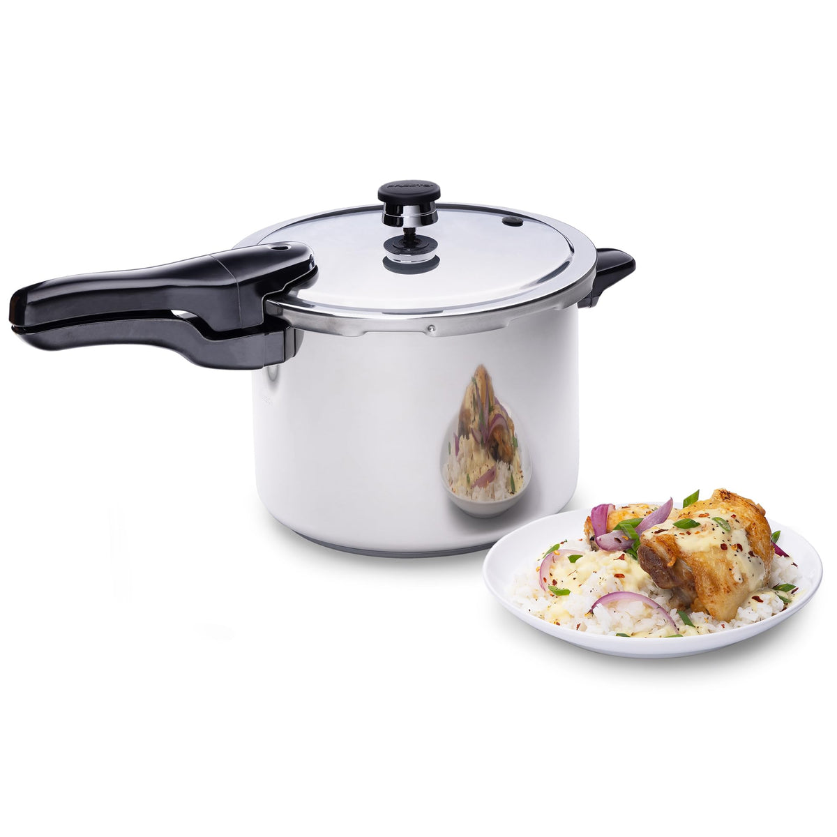 6-Quart Stainless Steel Pressure Cooker F79455