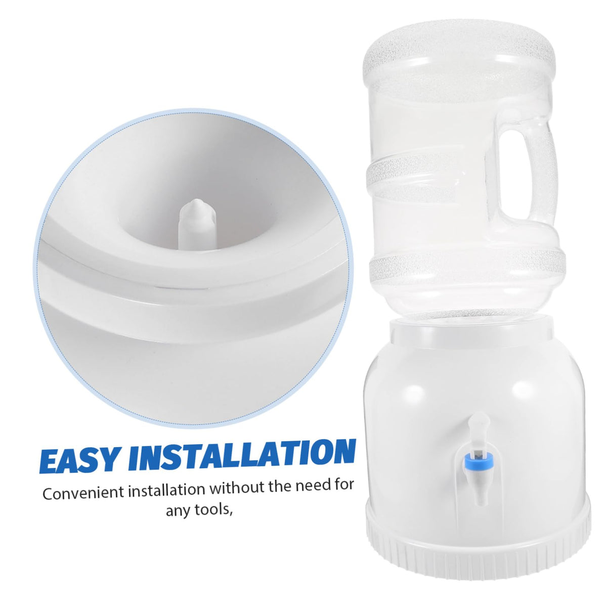 Countertop Water Dispenser White Plastic W133