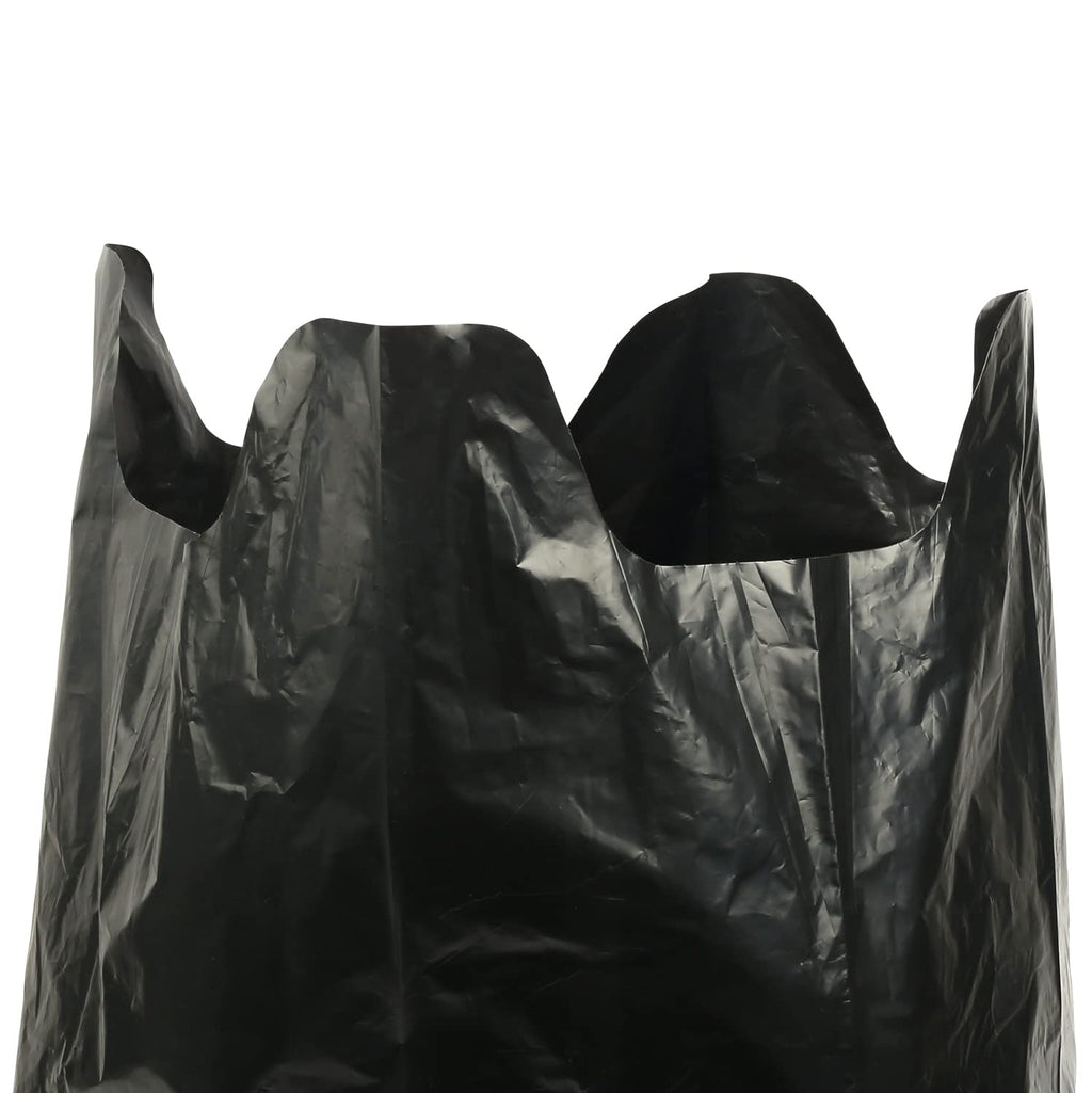 42 Gallon 4 MIL Black Heavy Duty Trash Bags Pack of 128 T60896