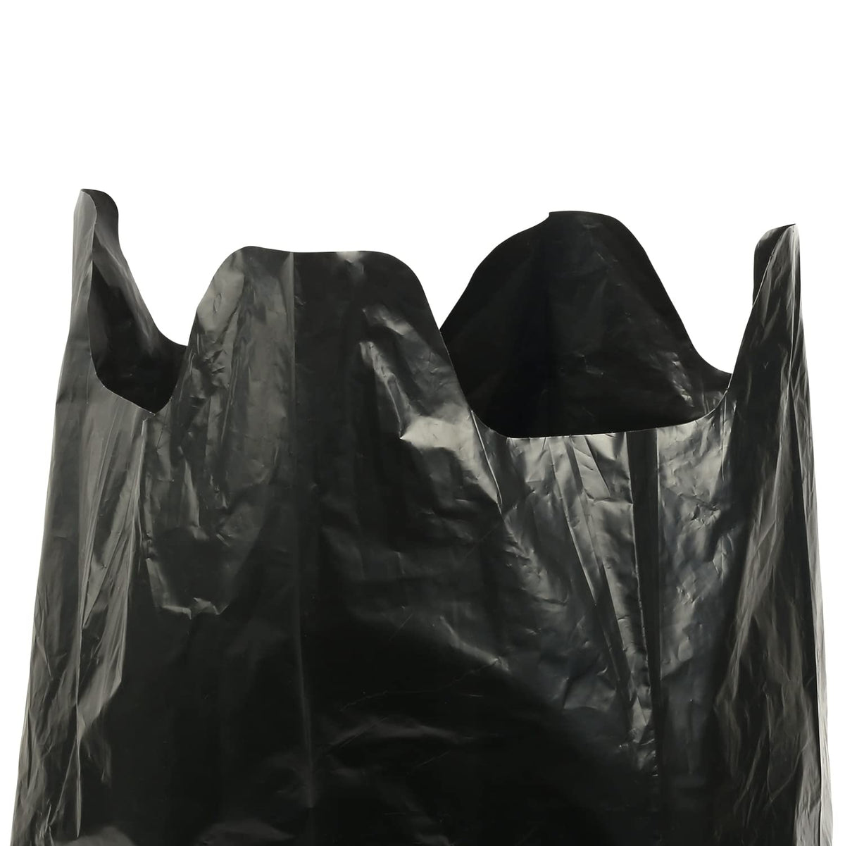 42 Gallon 4 MIL Black Heavy Duty Trash Bags Pack of 128 T60896