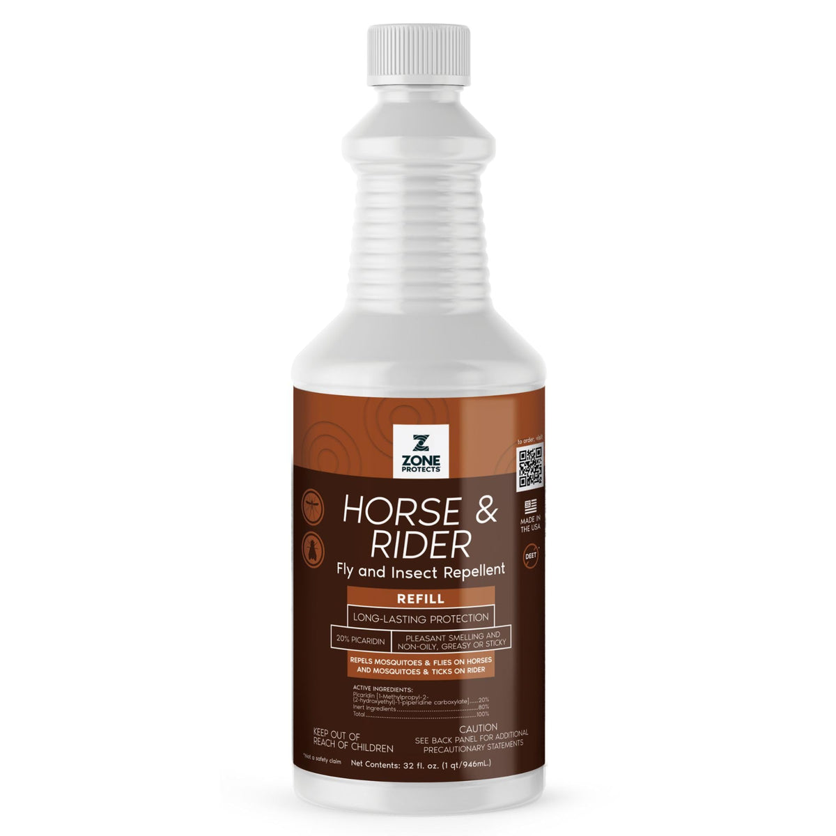 32oz Picaridin Fly Repellent Refill Q509814