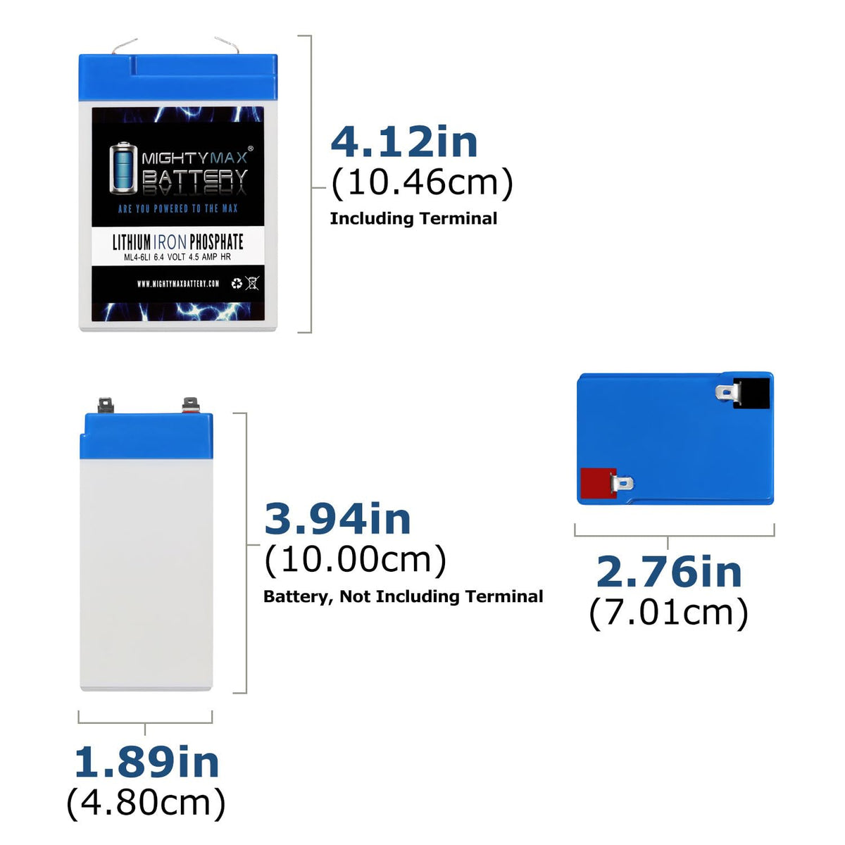 6V 4.5AH Lithium Replacement Battery X300851