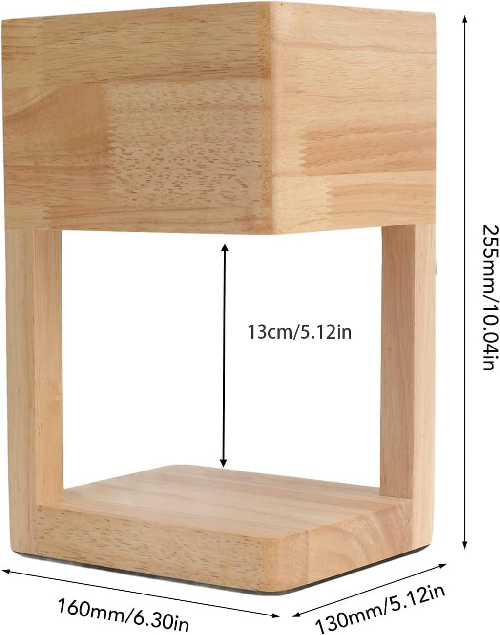 Wooden Candle Warmer Lamp with Timer and Auto Shut Off K71801
