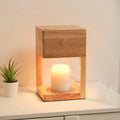 Wooden Candle Warmer Lamp with Timer and Auto Shut Off K71801