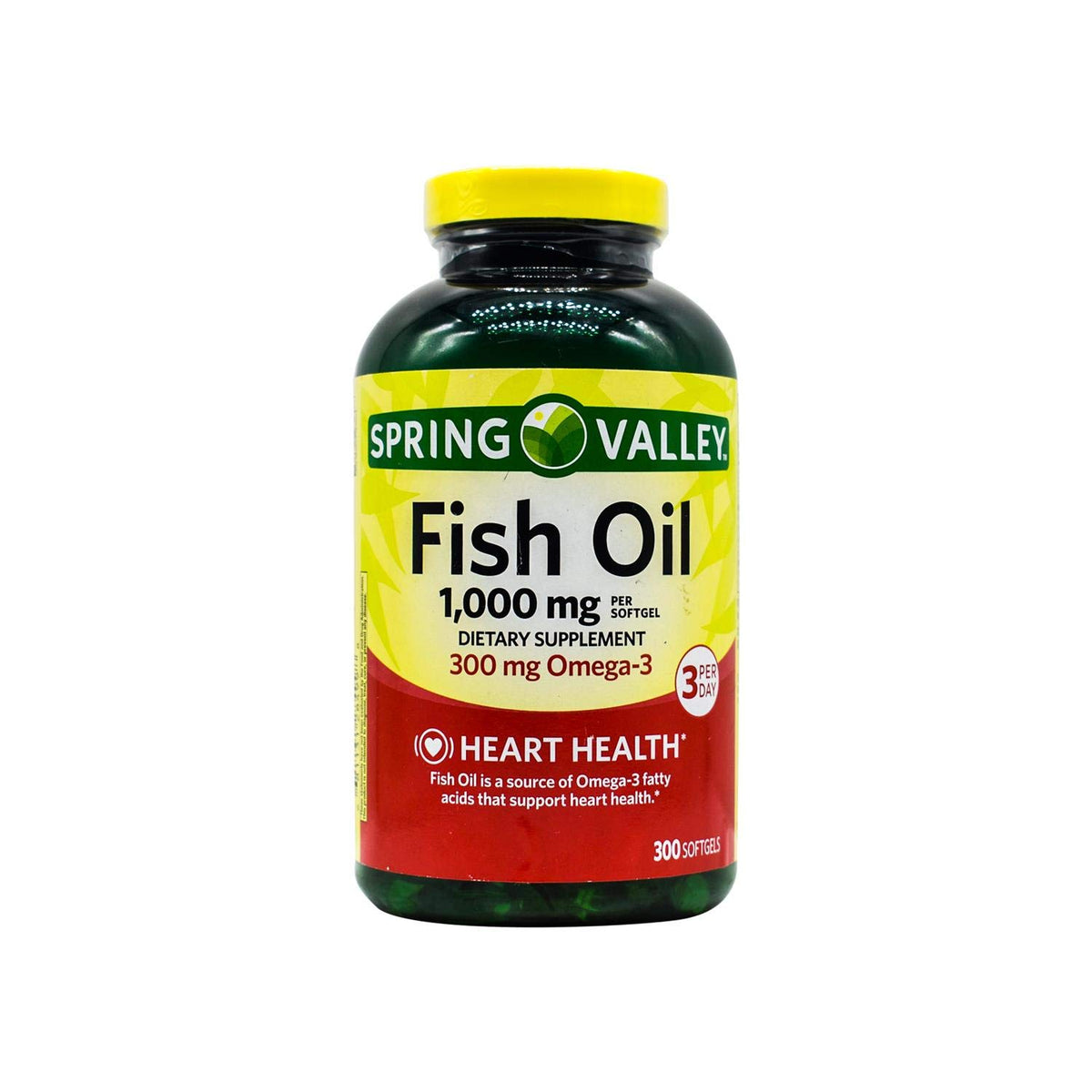Fish Oil 1000 mg 300 Softgels J8574