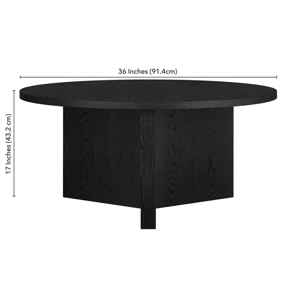 36" Scandinavian Coffee Table W1012