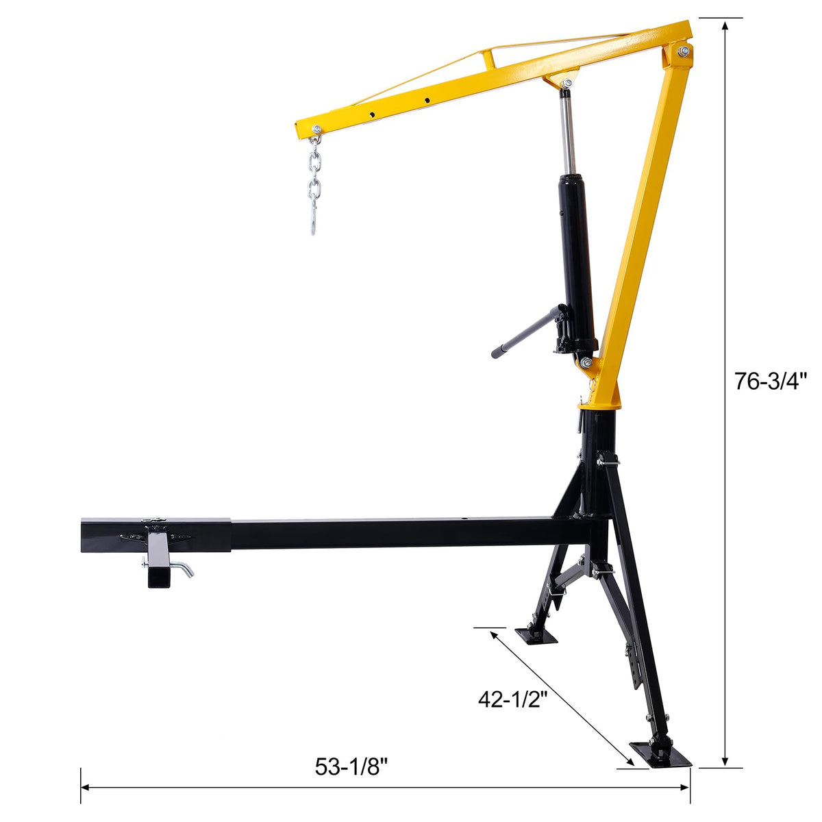 1000 Lbs Hydraulic Truck Crane W338982