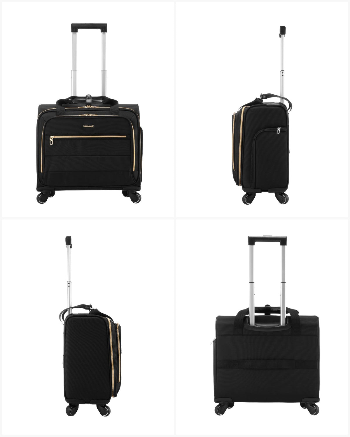 Black Rolling Laptop Bag V29235