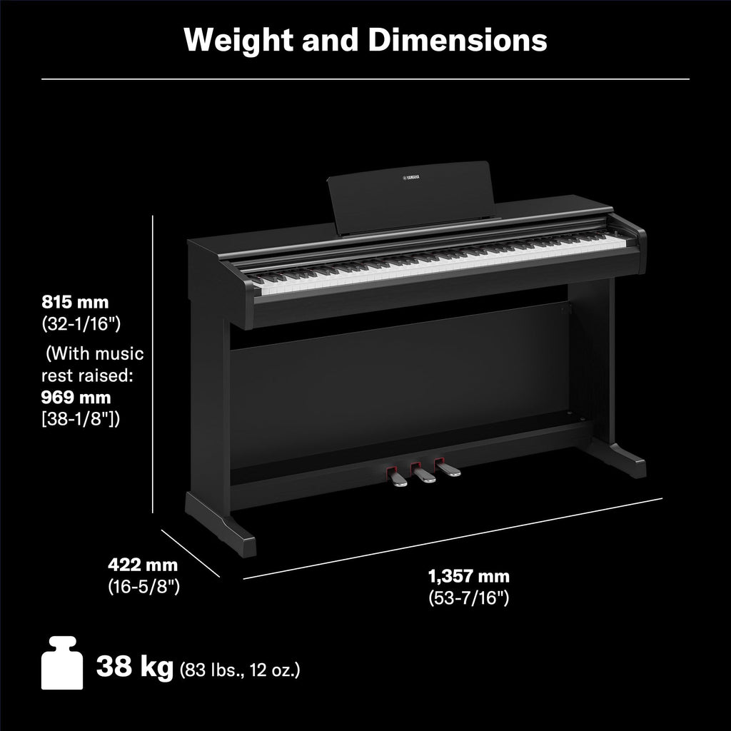 88-Key Weighted Digital Piano Keyboard with Bench H6939