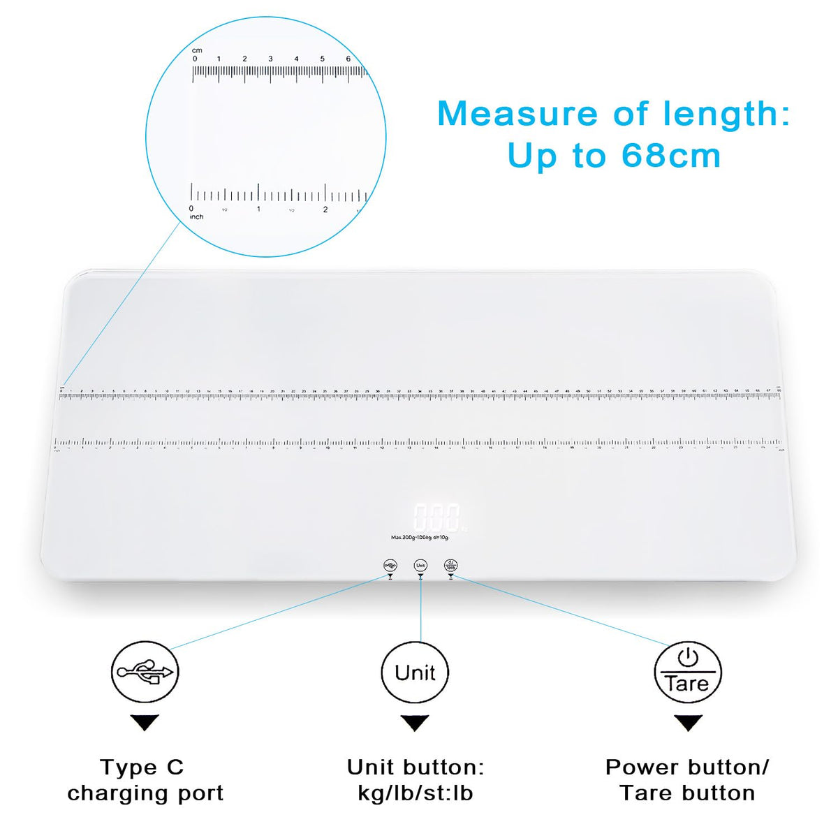 Digital Pet Scale 220lbs Z287815