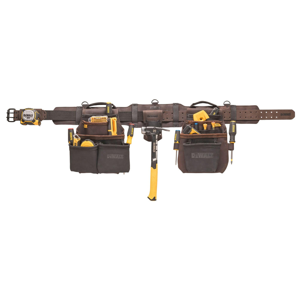 Leather Tool Belt Organizer with 18 Pockets Q675767