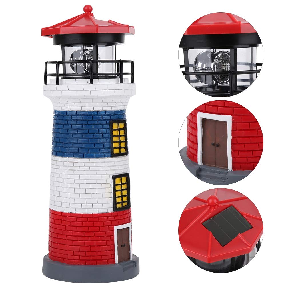 Solar Lighthouse Statue Outdoor Light A963386
