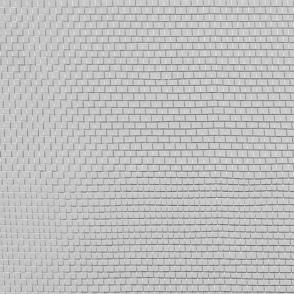 Aluminum Mesh Screen 39.4x196.9 Inch Silver G875