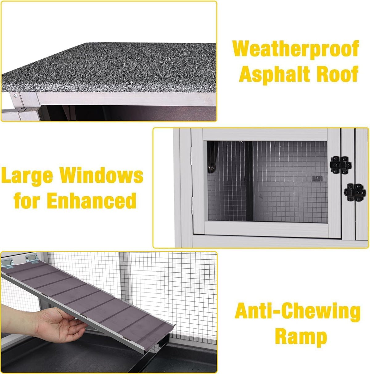 Rabbit Hutch 2 Story Pet House on Wheels I936