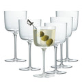 Hand Blown Martini Glasses Set of 6 O395116