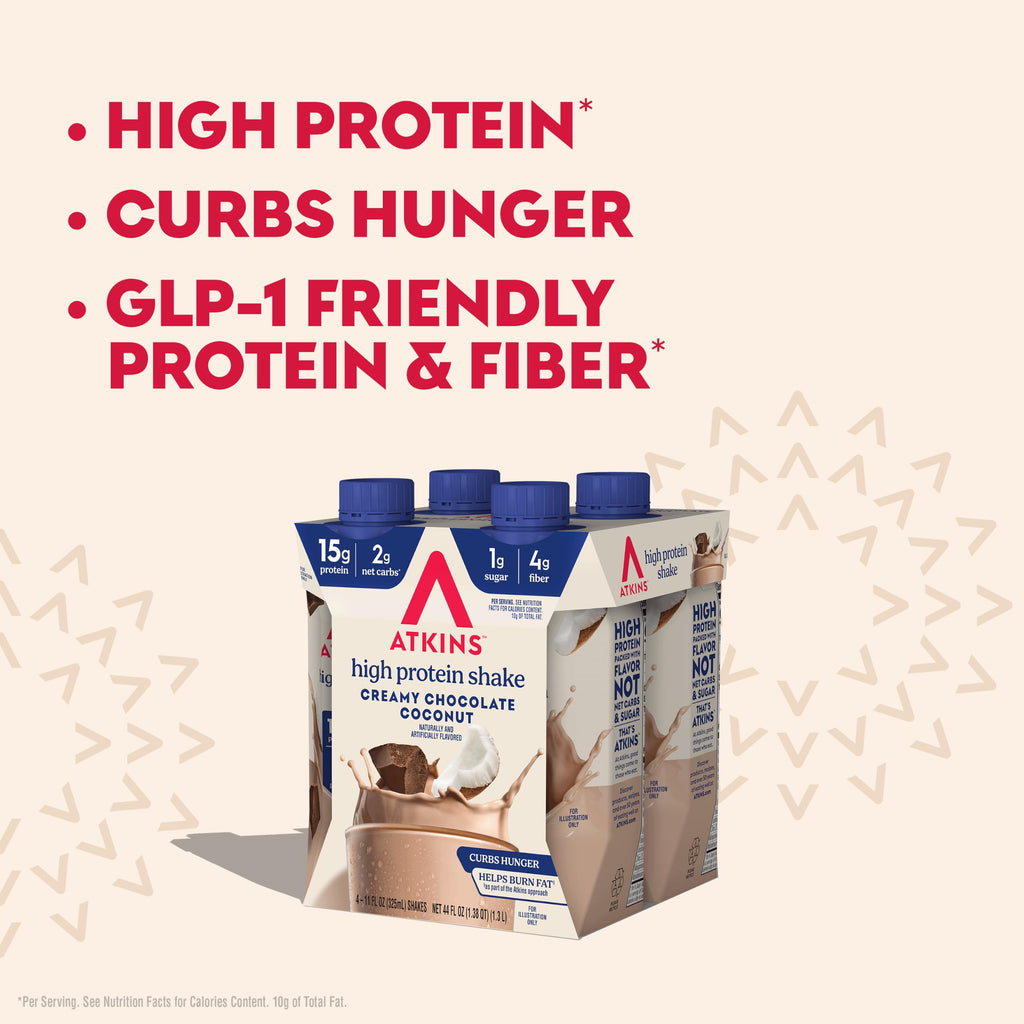 Creamy Chocolate Coconut Protein Shake, 15g Protein, 12 Count K606115