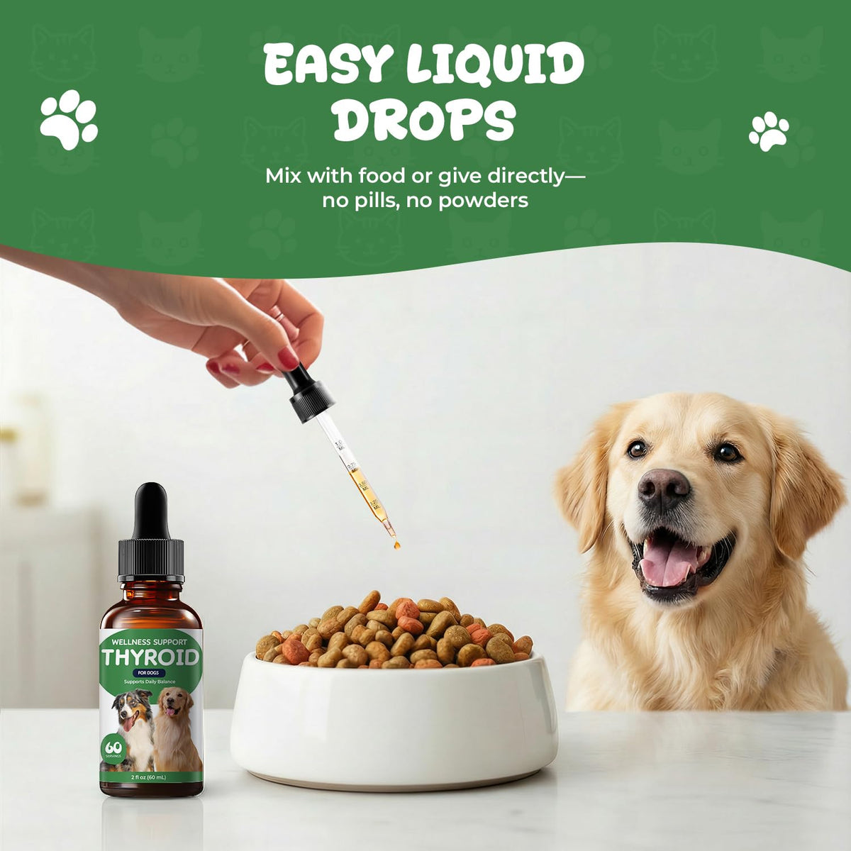 Thyroid Support Drops for Dogs M322