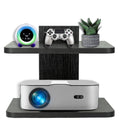 Black 2 Tier Projector Wall Mount P475