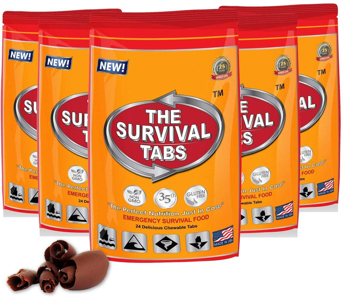 Chocolate High-Protein Survival Tabs L5730