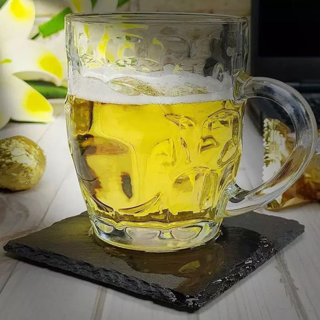 Natural Stone Cup Coaster Set with Non Slip Bottom G380456