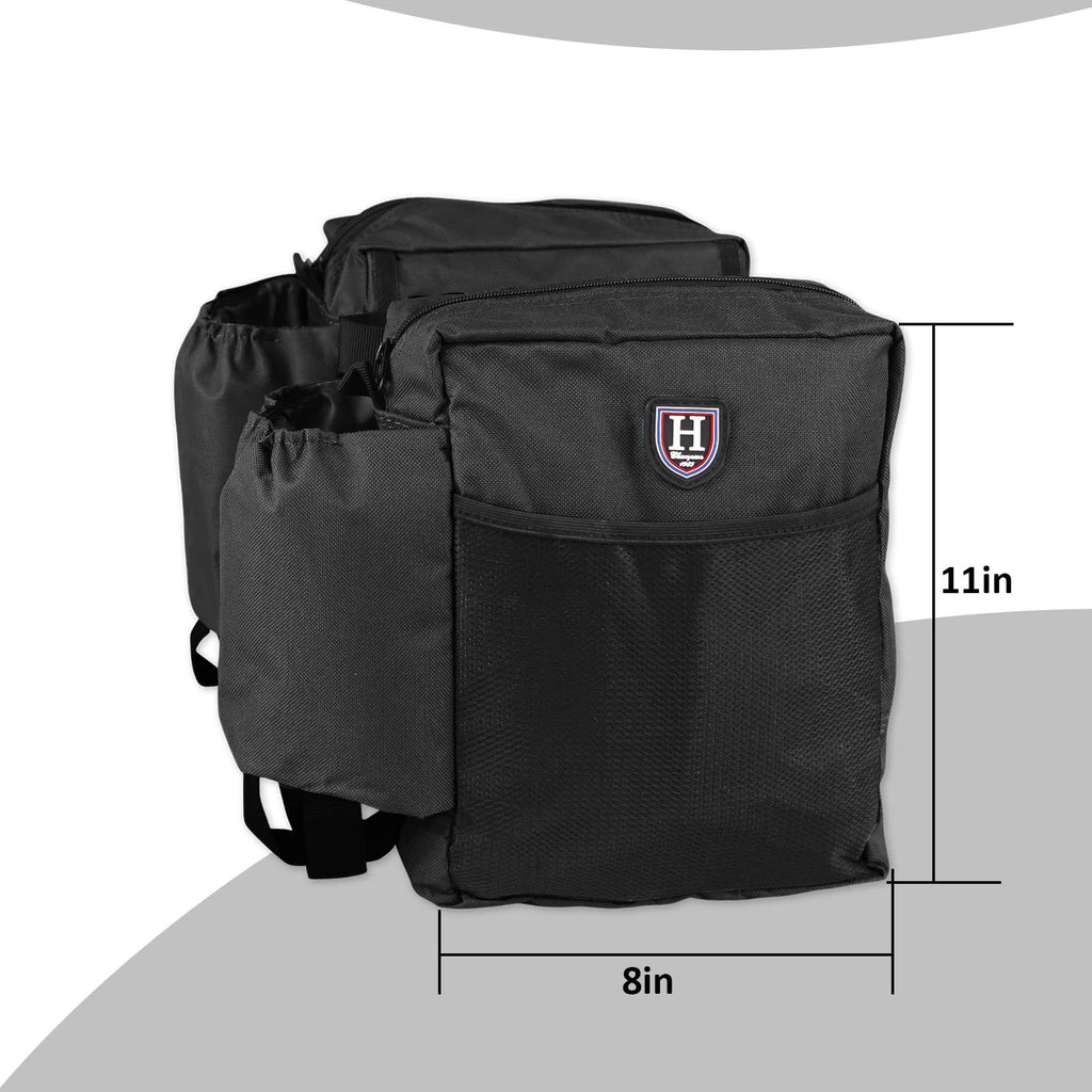 Nylon Western Saddle Bag Black N880