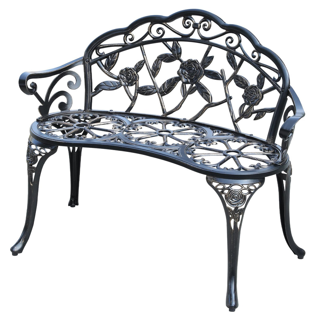 Cast Aluminium Outdoor Bench L677