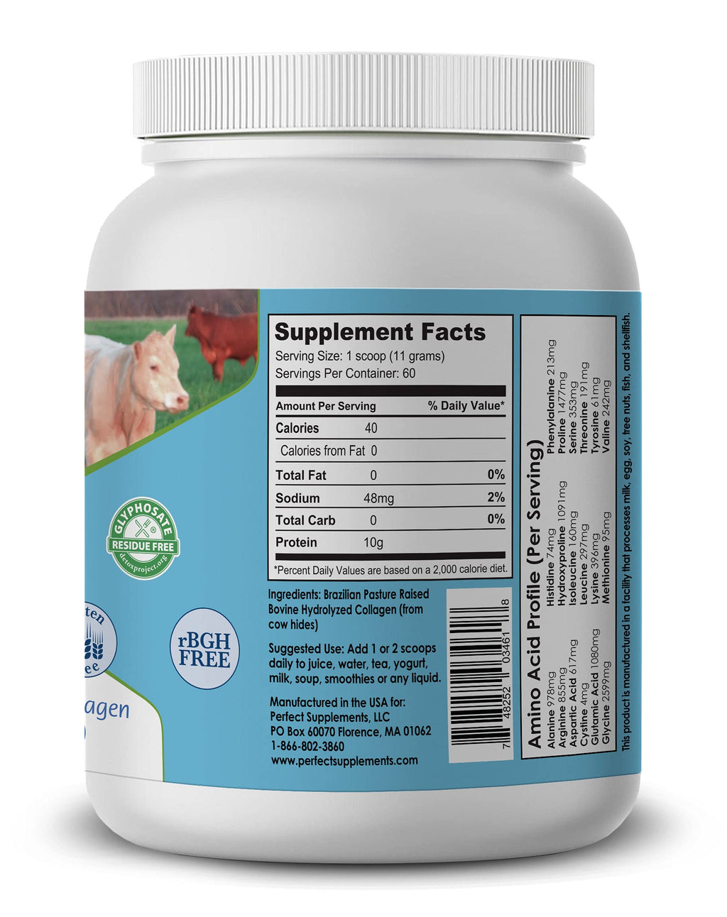 Hydrolyzed Collagen Powder 660 Grams S894433