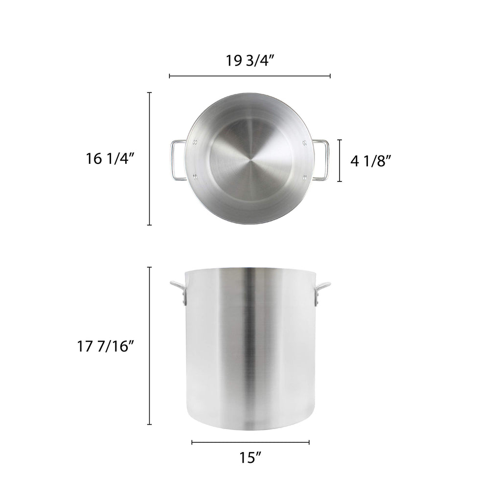 60 quart Aluminum stock pot R150966