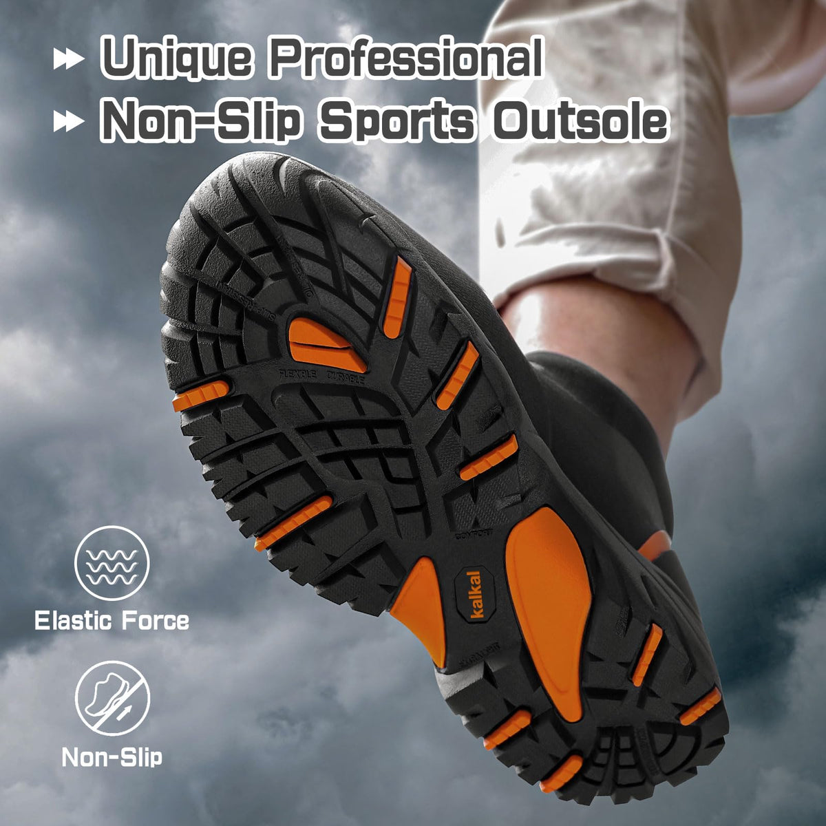 Men's Waterproof Insulated Rubber Ankle Boots D59635