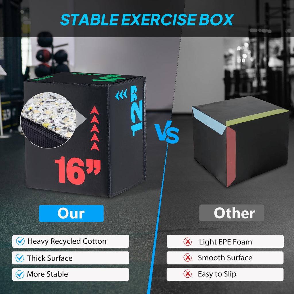 Heavy Foam Plyometric Jump Box Q272585