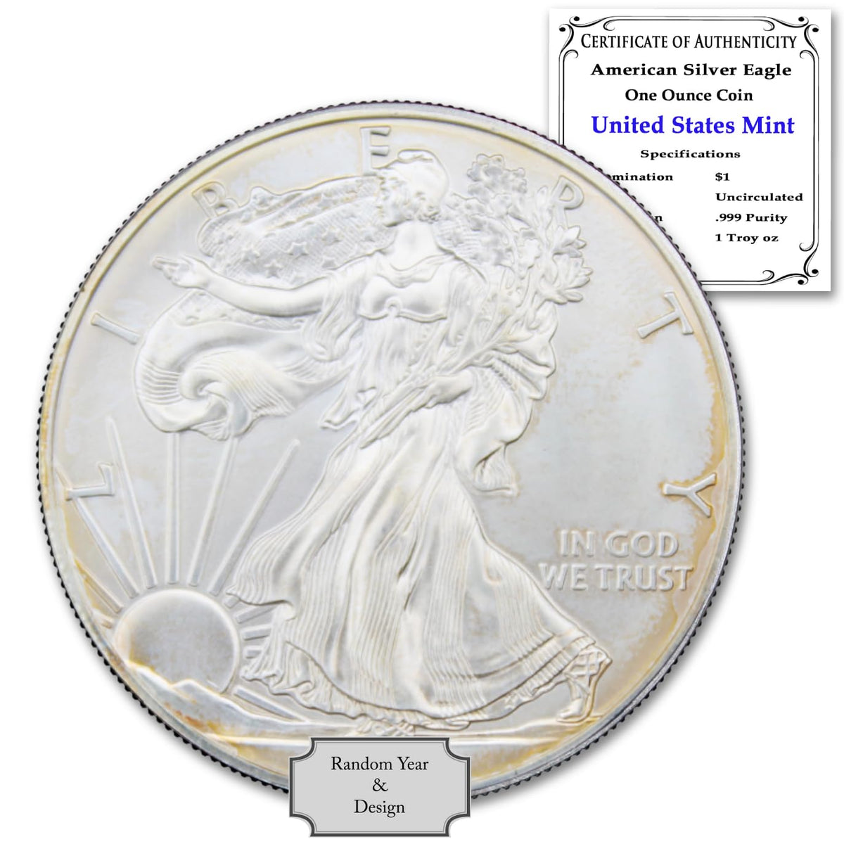 1 oz American Silver Eagle Coin S44038