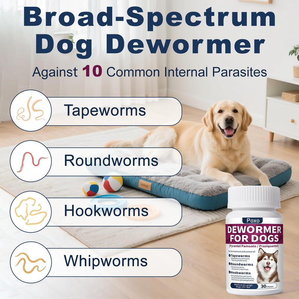 7-Way Dewormer for Dogs, 30 Tablets E27345
