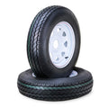 Trailer Tire Wheel ST205/75D15 6PR 101L 5X4.5 White Spoke Pk2 R3247