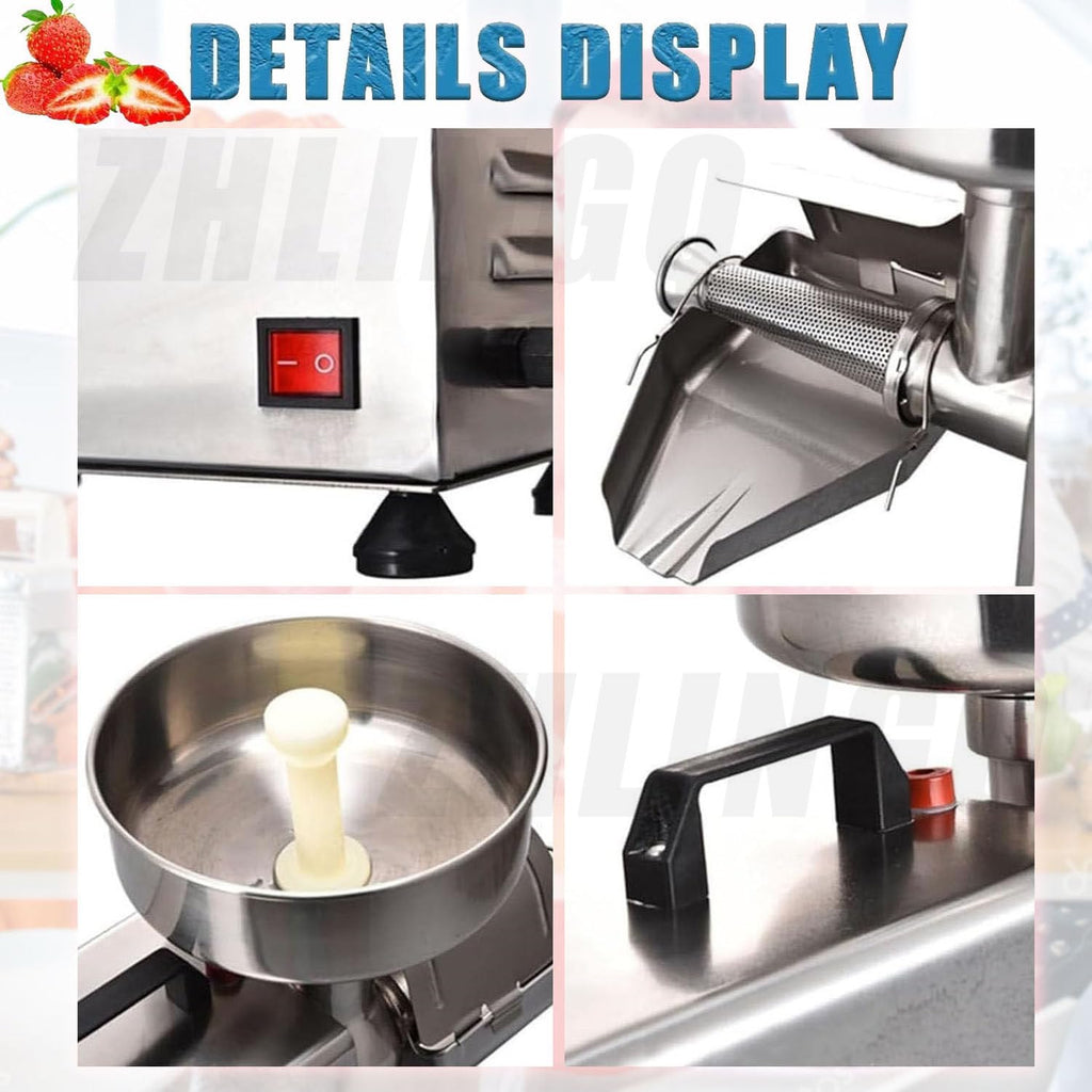 450W Stainless Steel Electric Tomato Strainer O215317