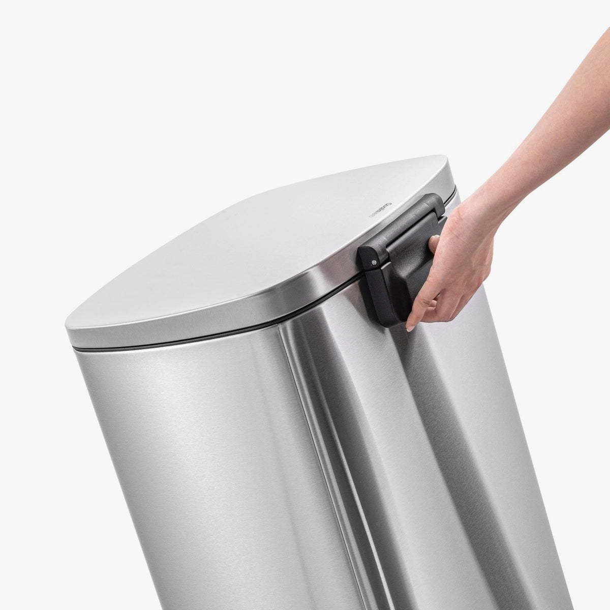 50L Stainless Steel Step-On Kitchen Trash Can C351