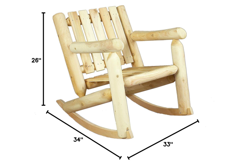 Log Rocking Chair B85158