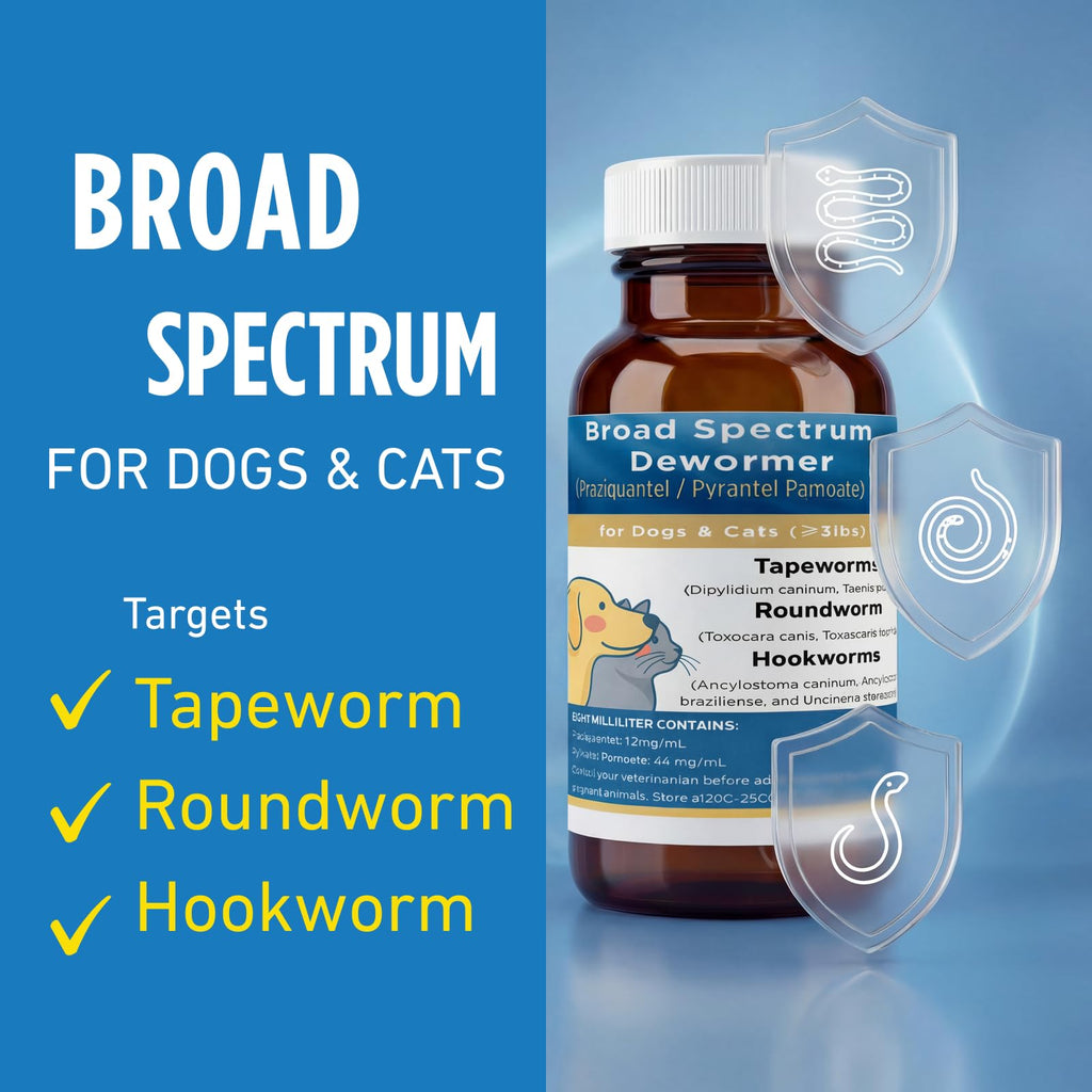 Broad Spectrum Dewormer for Cats & Dogs U798