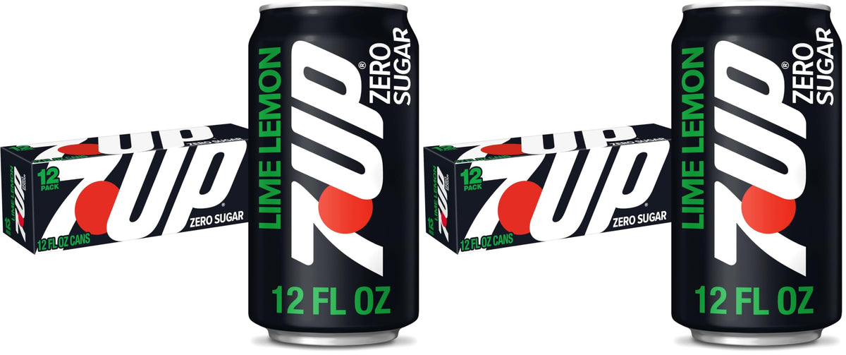 Zero Sugar 7-Up Soda, 12 Oz (Pack of 24) I3214