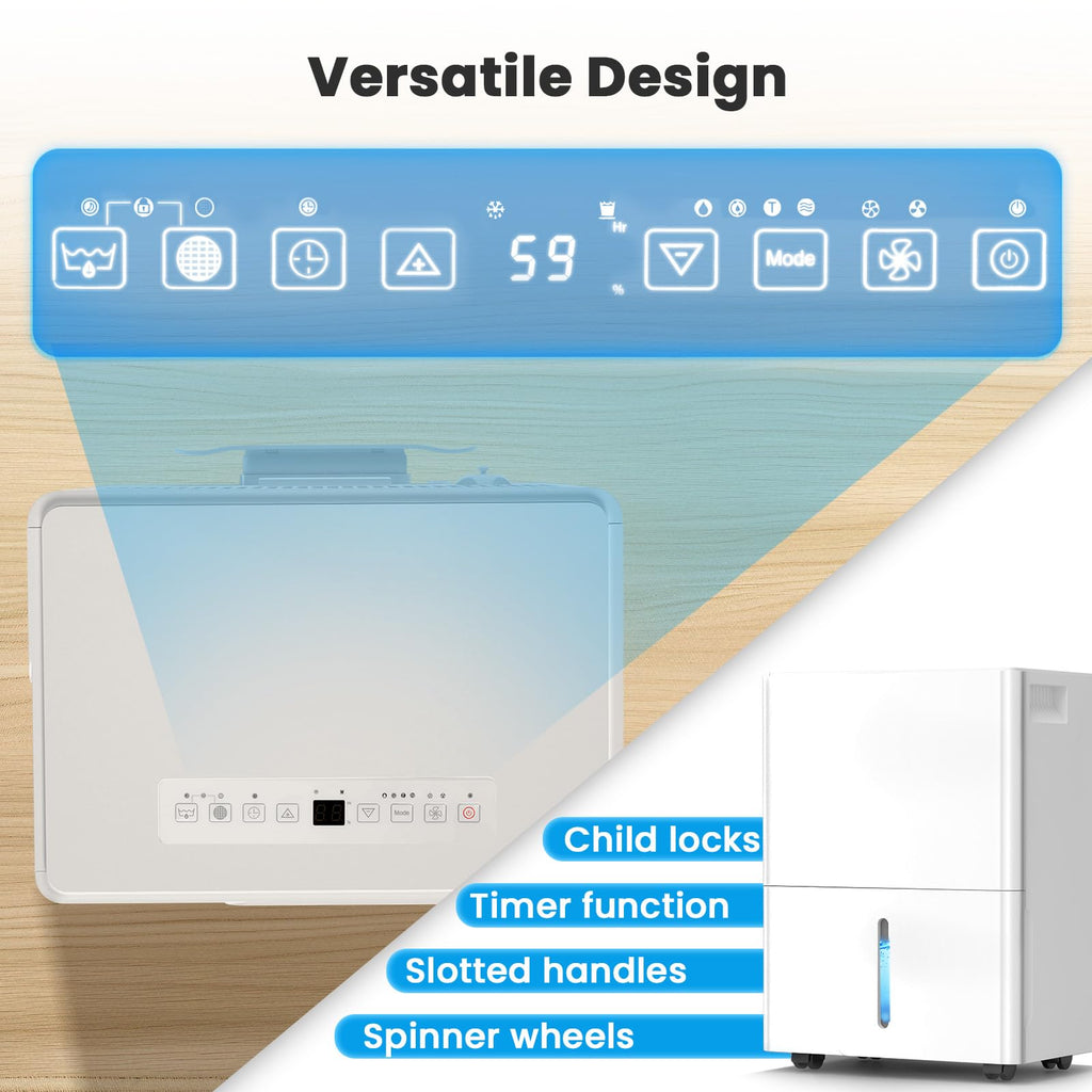 50 Pint Dehumidifier with Auto Shut Off J398