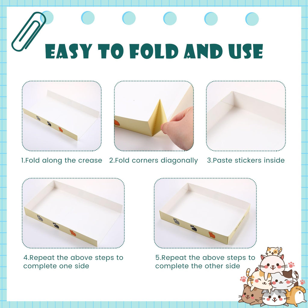 30 Pack Foldable Disposable Cat Litter Box I29705