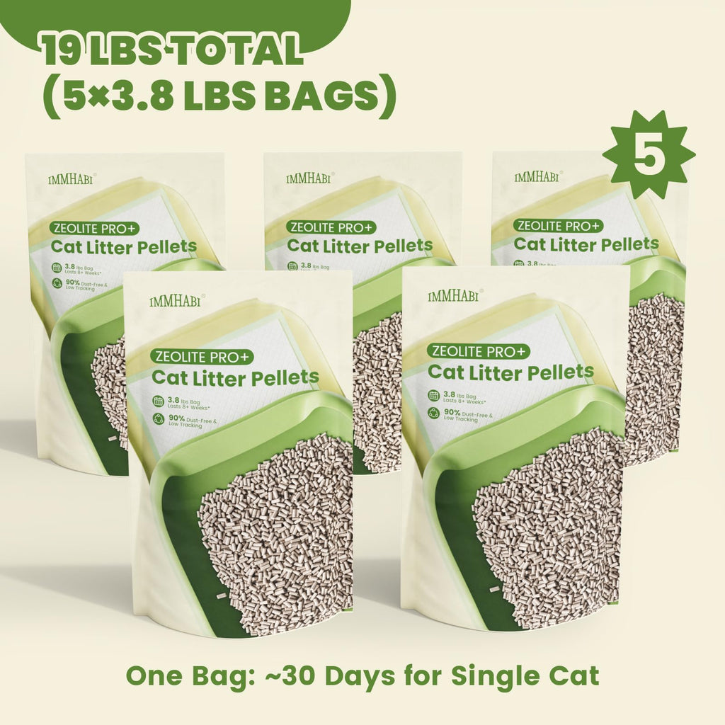 Zeolite Cat Litter Pellets, Dust Free, 19 lbs K1079
