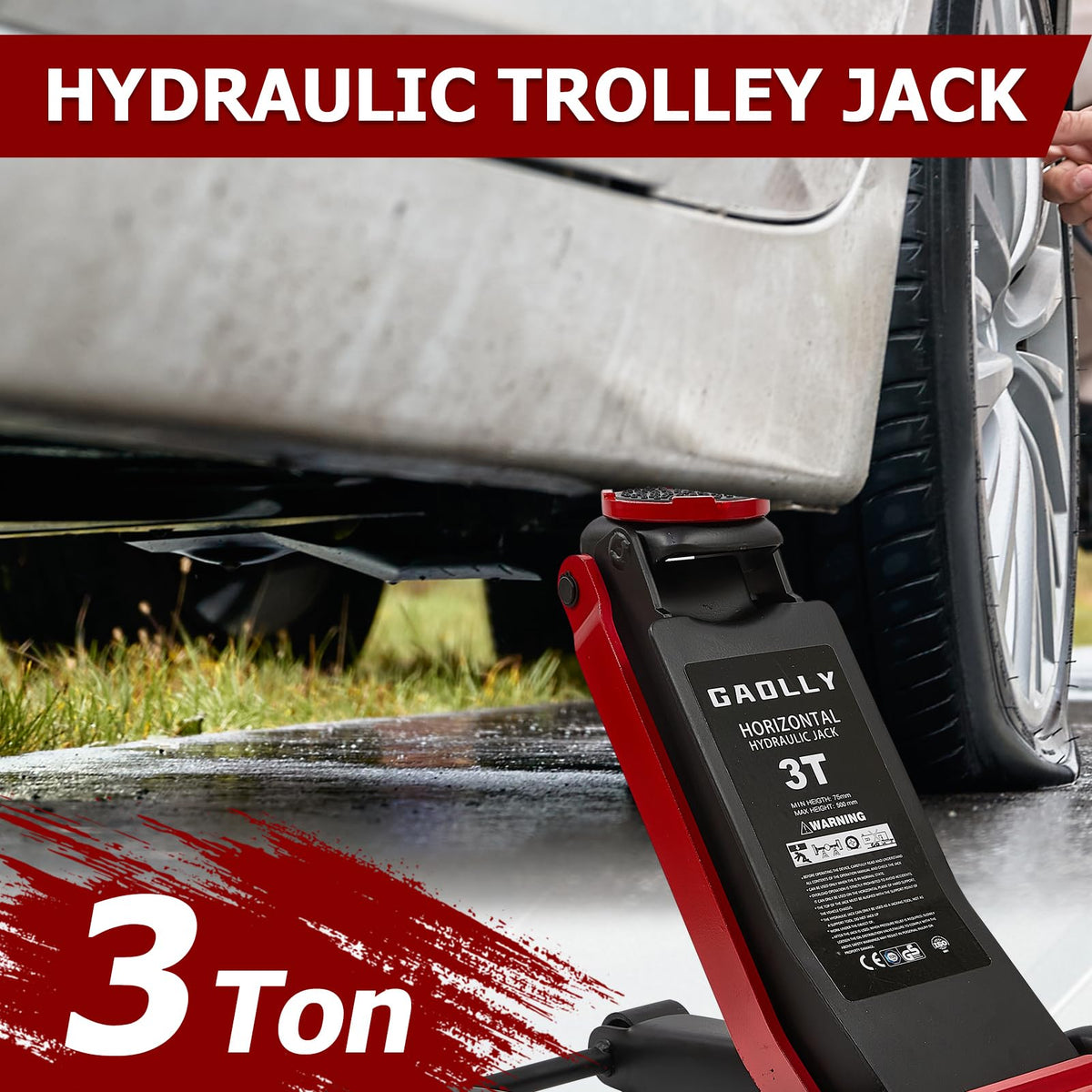 3 Ton Low Profile Steel Floor Jack I46950